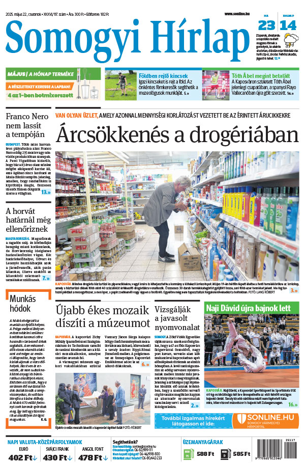Lapszám: 2025.05.22.