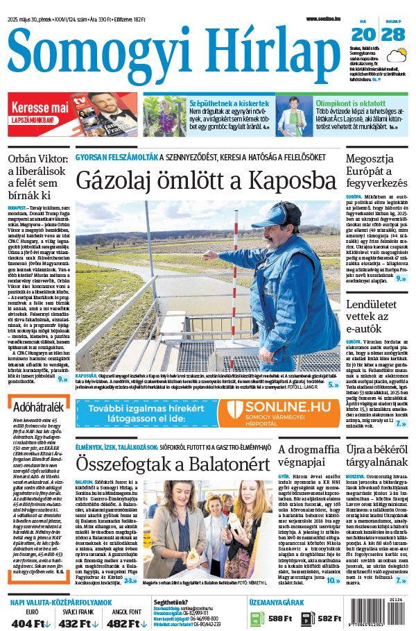 Lapszám: 2025.05.30. + MELLÉKLET