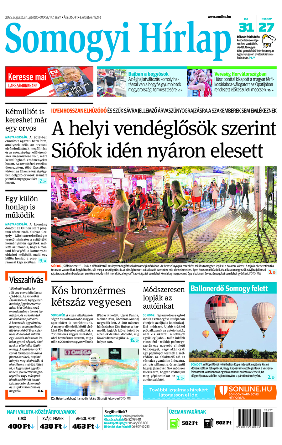 Lapszám: 2025.08.01. + melléklet