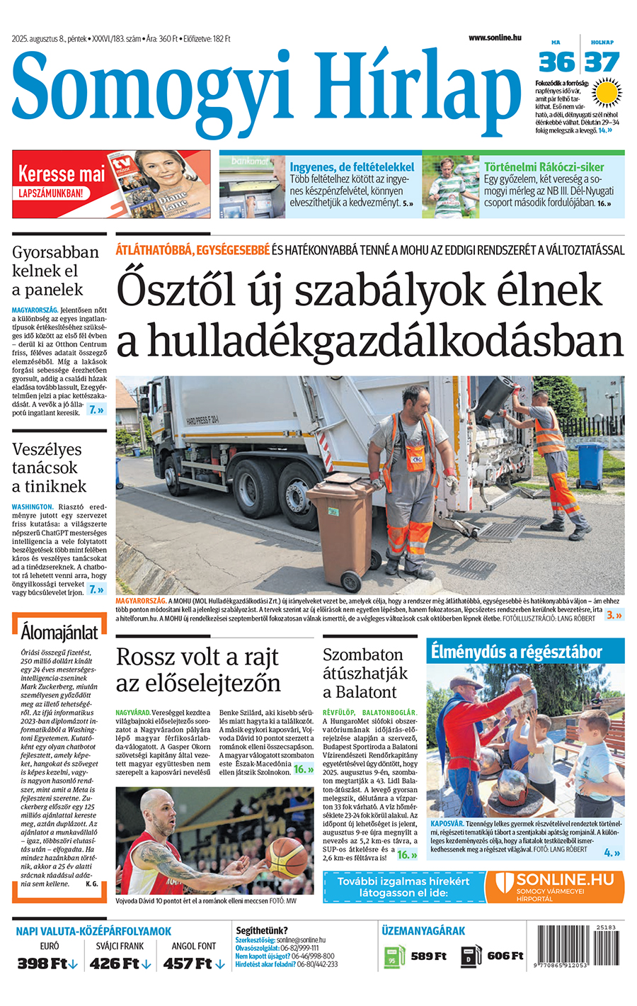 Lapszám: 2025.08.08. + melléklet