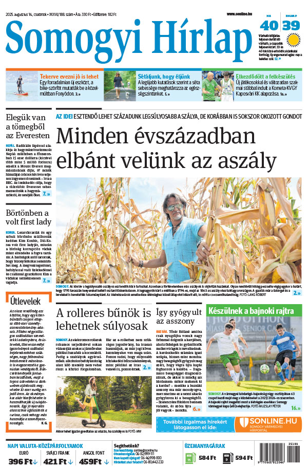 Lapszám: 2025.08.14.