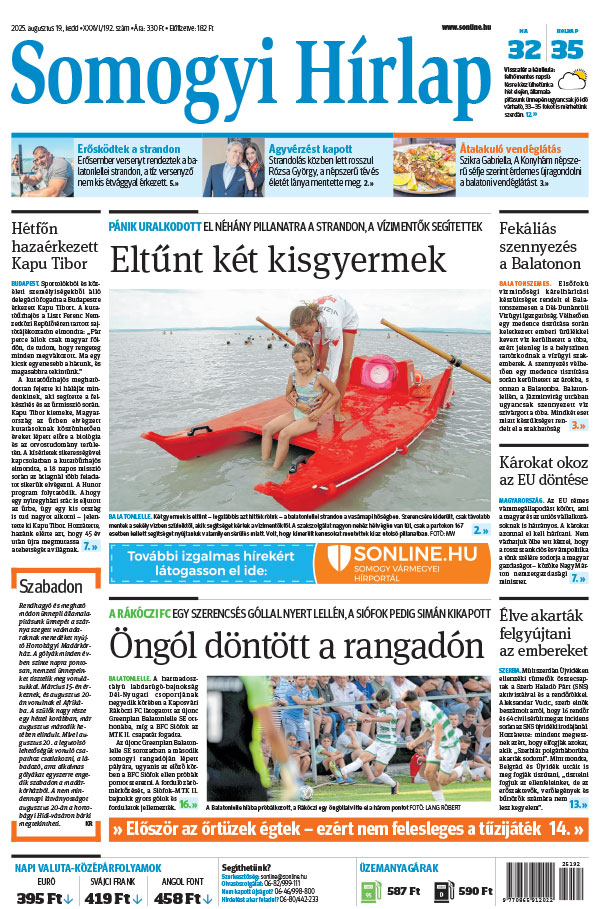 Lapszám: 2025.08.19.