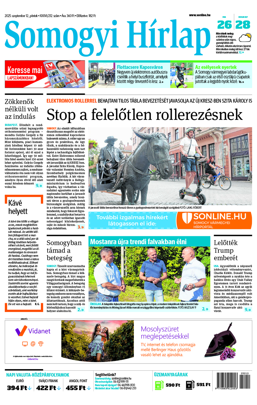 Lapszám: 2025.09.12. + MELLÉKLET