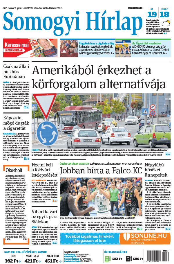 Lapszám: 2025.10.10. + MELLÉKLET