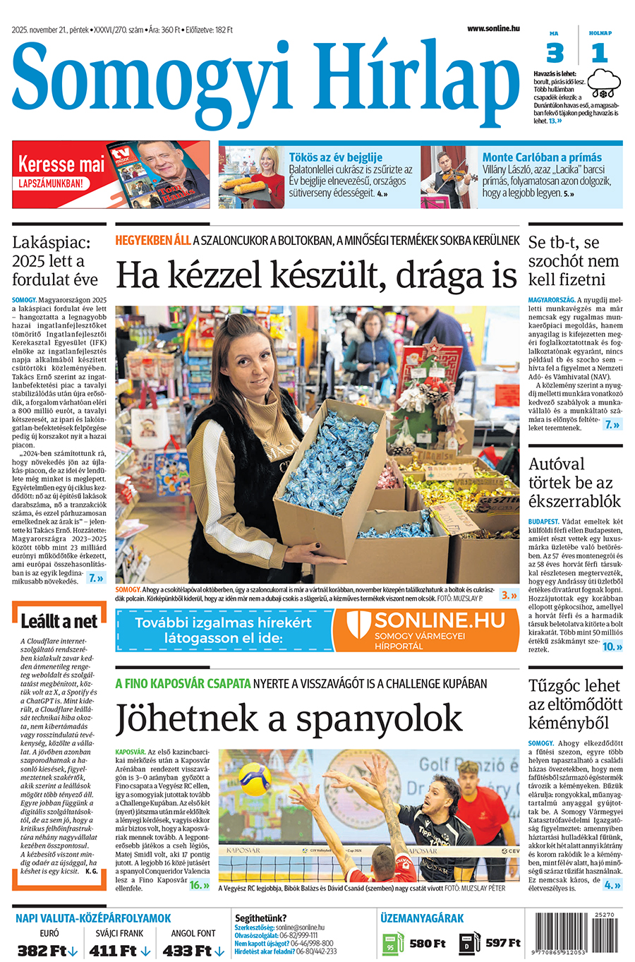 Lapszám: 2025.11.21. + MELLÉKLET