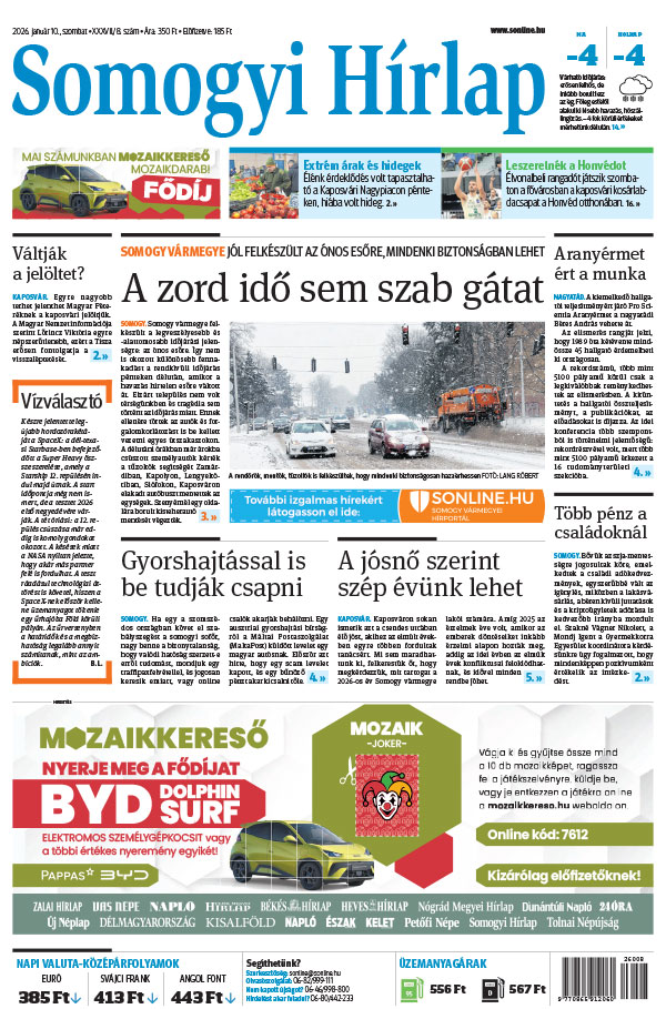 Lapszám: 2026. 01. 10.