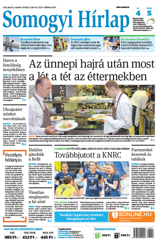 Lapszám: 2026. 01. 15.