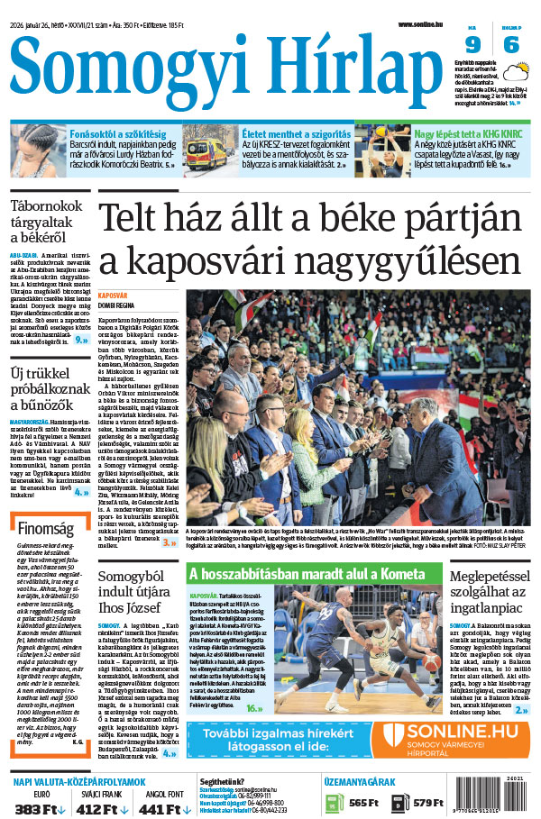 Lapszám: 2026. 01. 26.