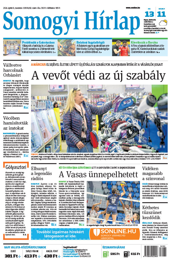 Lapszám: 2026. 04. 09.