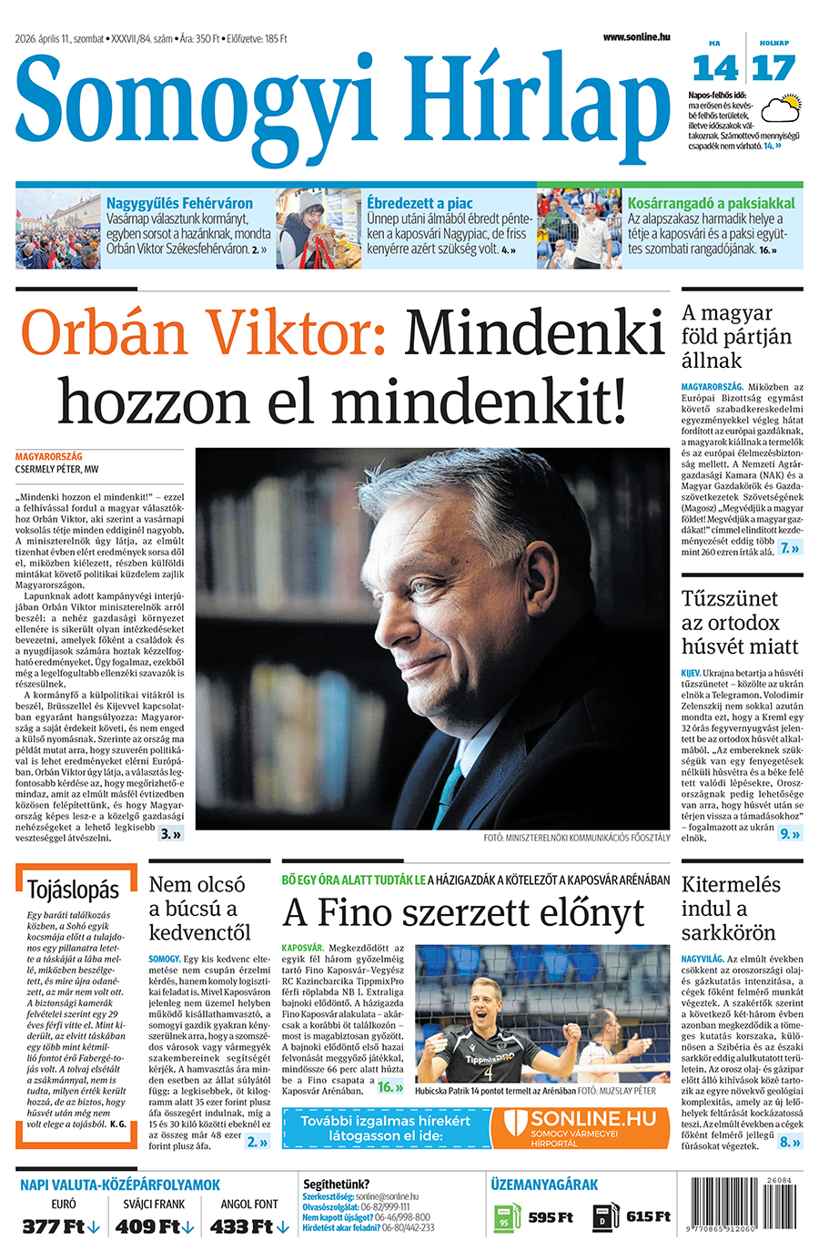 Lapszám: 2026. 04. 11.