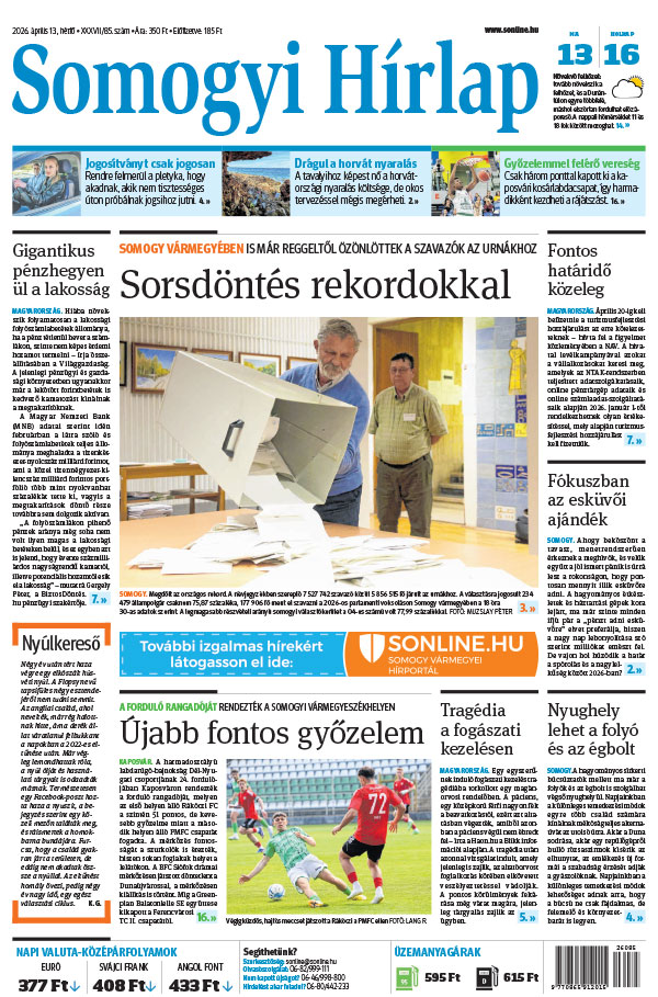 Lapszám: 2026. 04. 13.