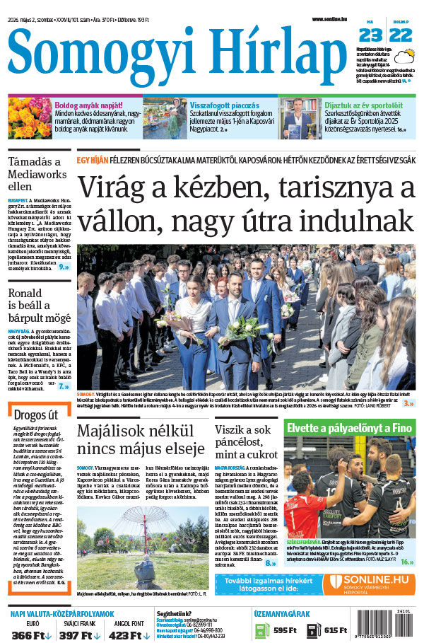 Lapszám: 2026. 05. 02.