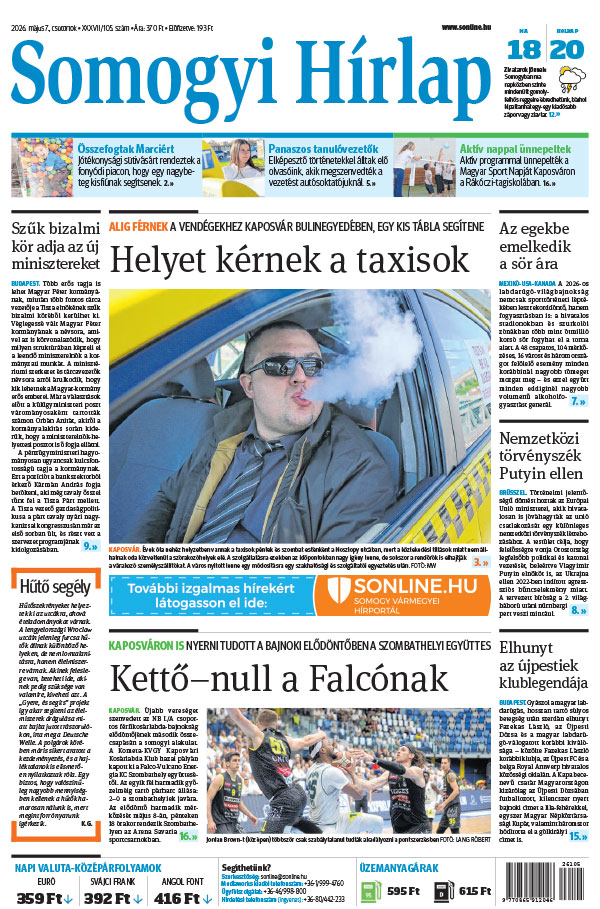 Lapszám: 2026. 05. 07.