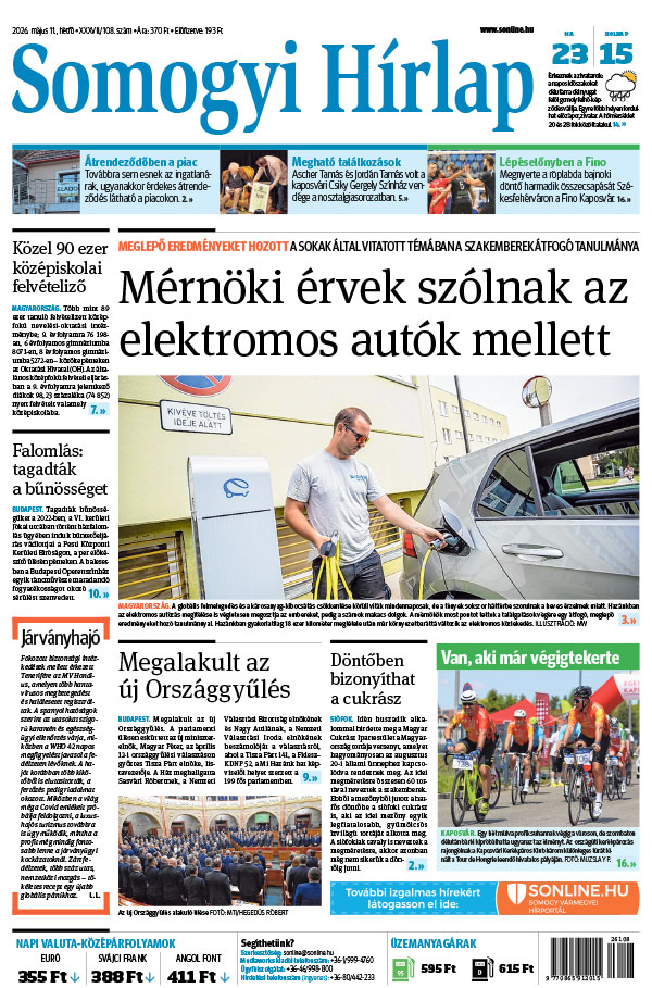 Lapszám: 2026. 05. 11.