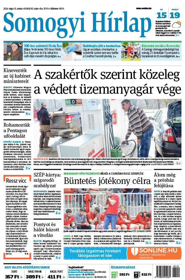 Lapszám: 2026. 05. 13.
