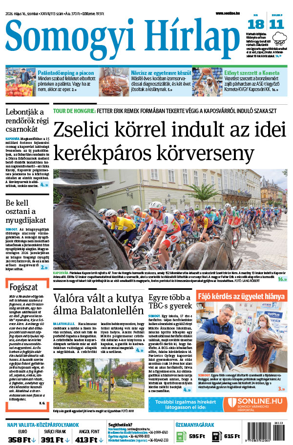 Lapszám: 2026. 05. 16.