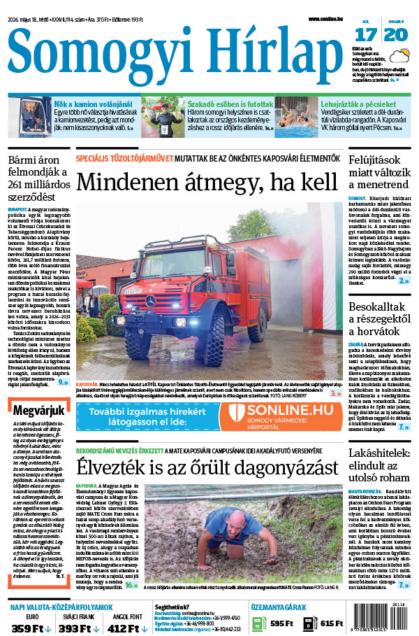 Lapszám: 2026. 05. 18.