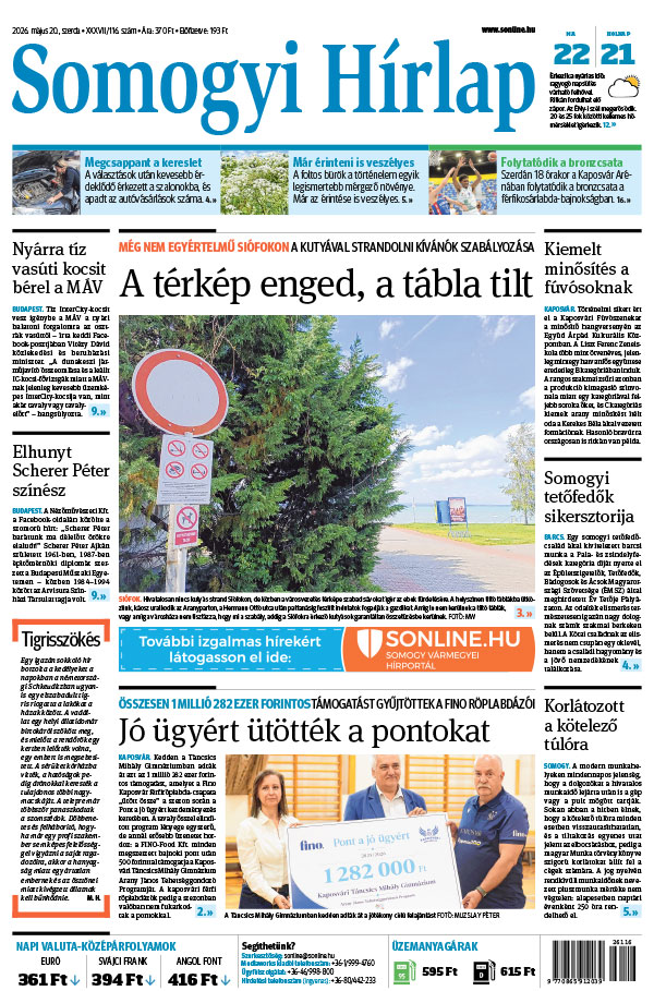 Lapszám: 2026. 05. 20.