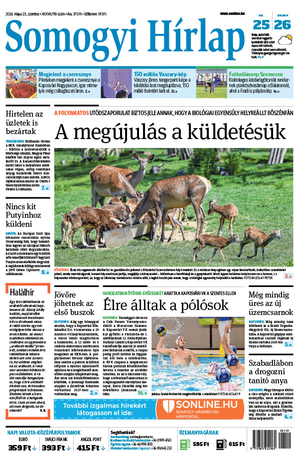 Lapszám: 2026. 05. 23.