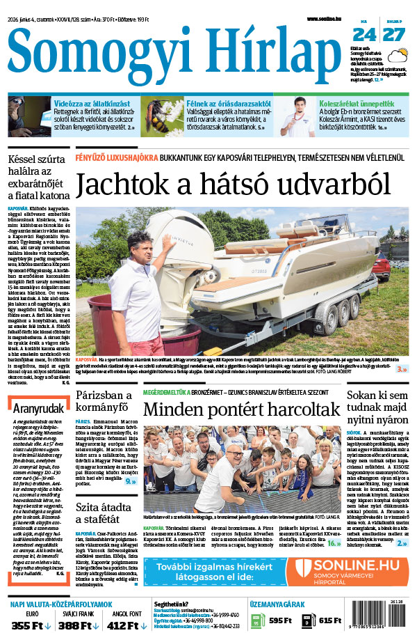 Lapszám: 2026. 06. 04.