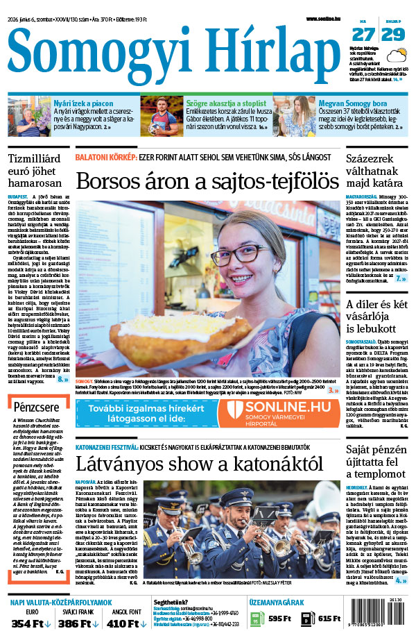 Lapszám: 2026. 06. 06.