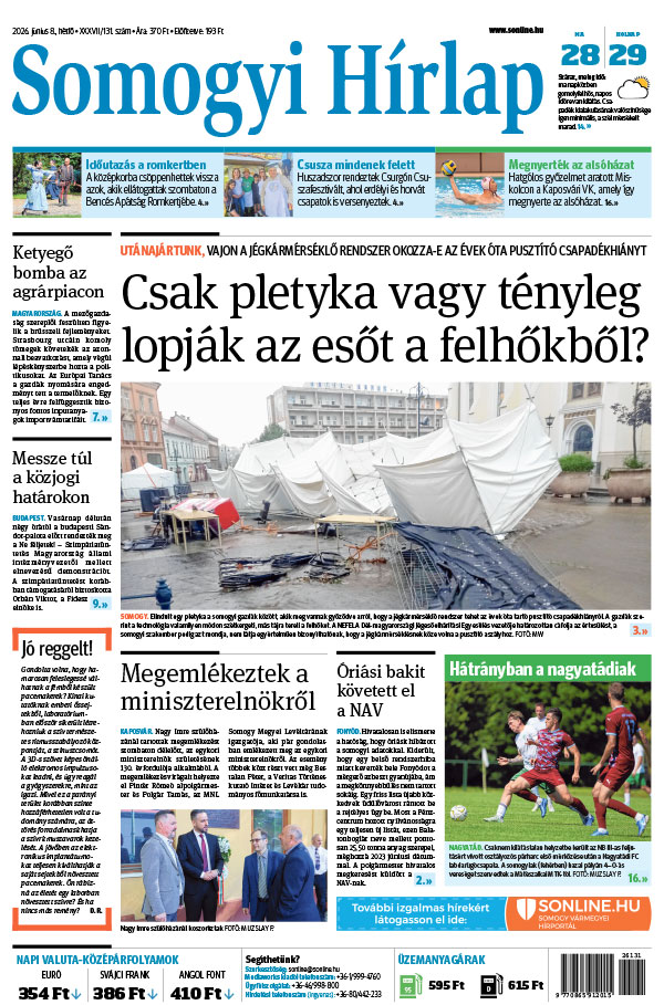 Lapszám: 2026. 06. 08.