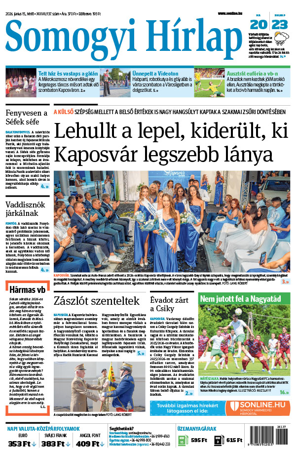 Lapszám: 2026. 06. 15.