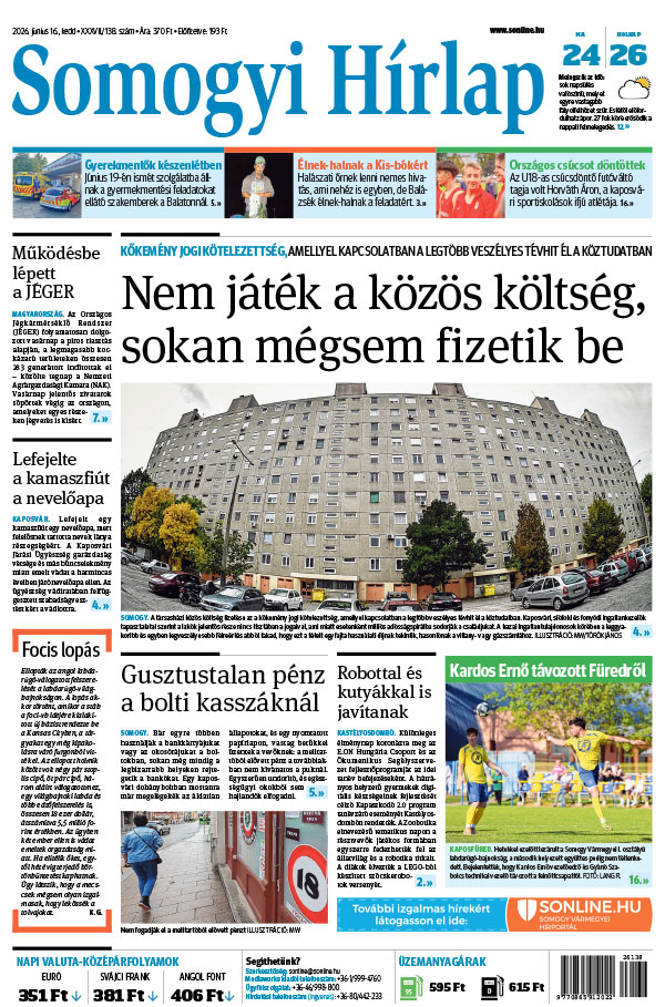 Lapszám: 2026. 06. 16.