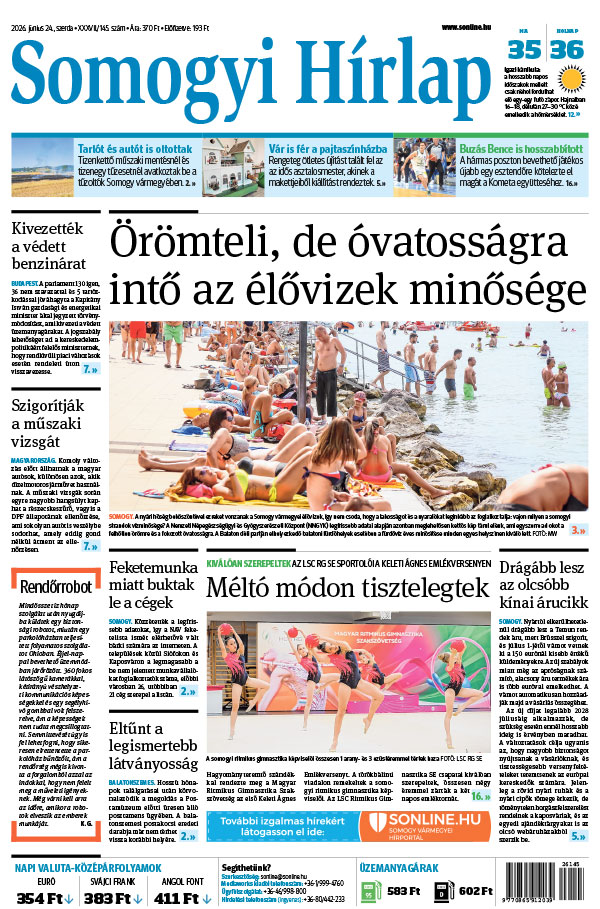 Lapszám: 2026. 06. 24.