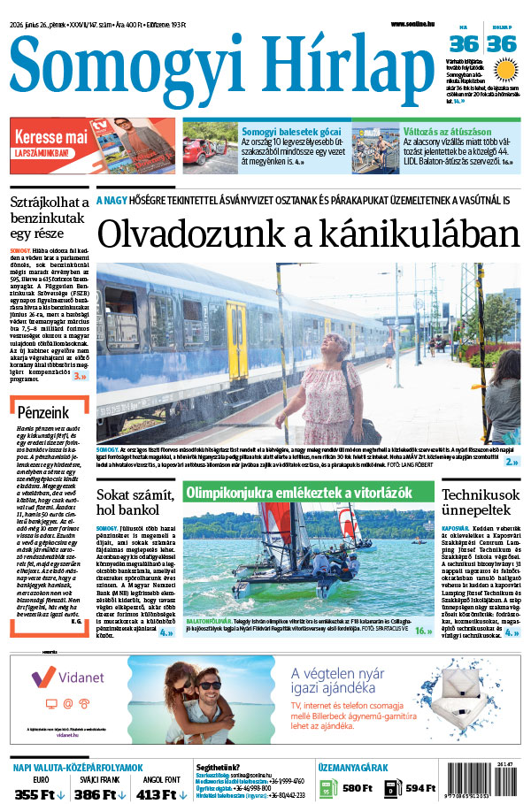 Lapszám: 2026. 06. 26.