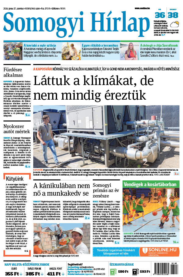 Lapszám: 2026. 06. 27.