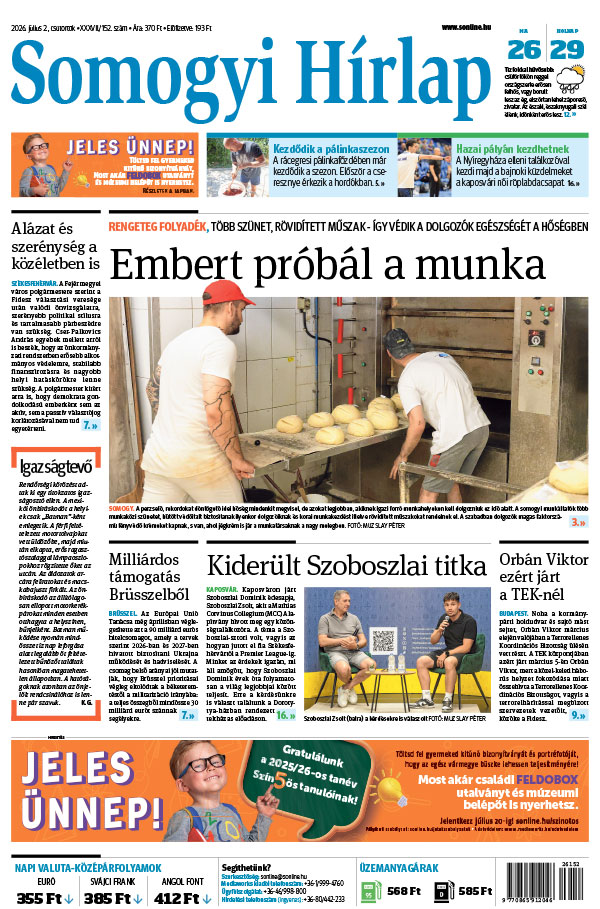 Lapszám: 2026. 07. 02.