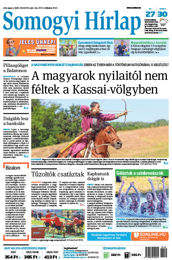 Lapszám: 2026. 07. 06.