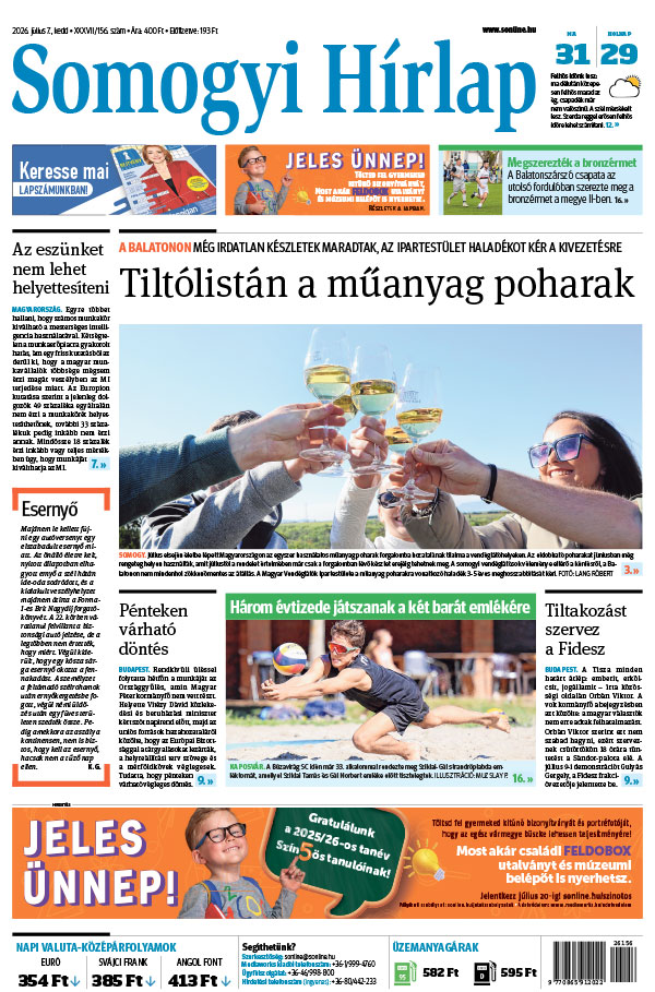 Lapszám: 2026. 07. 07.