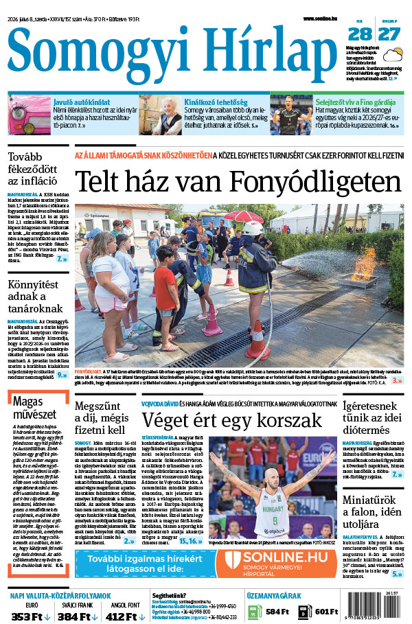 Lapszám: 2026. 07. 08.