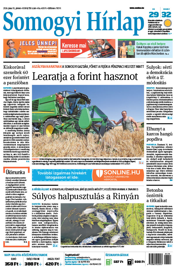Lapszám: 2026. 07. 10.