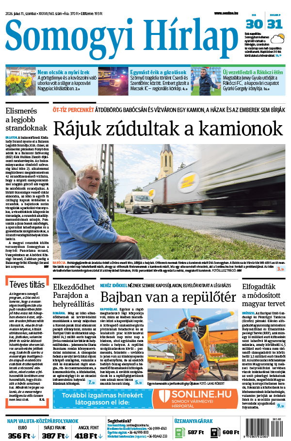 Lapszám: 2026. 07. 11.