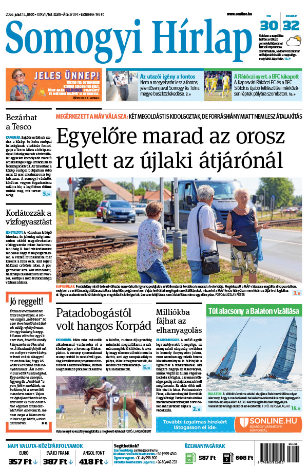 Lapszám: 2026. 07. 13.