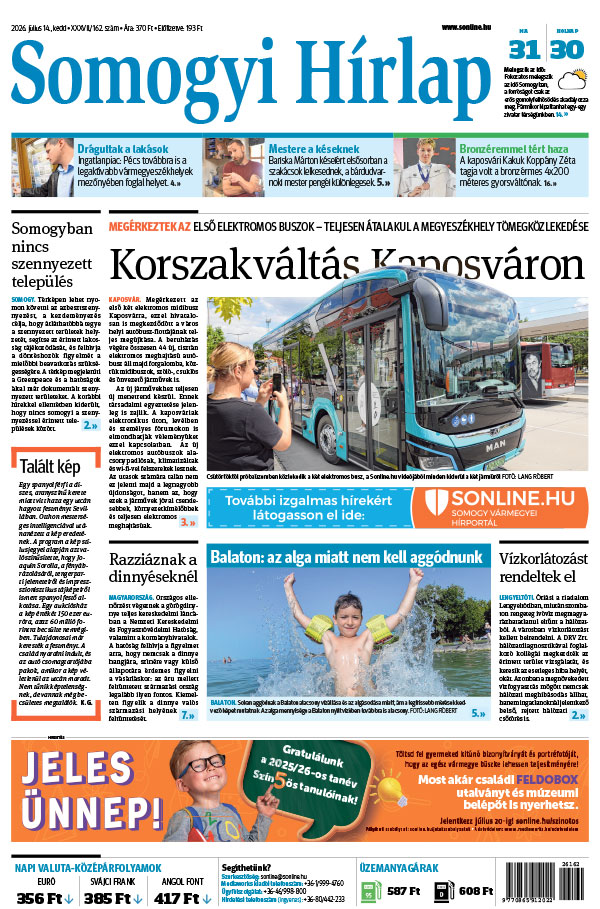 Lapszám: 2026. 07. 14.