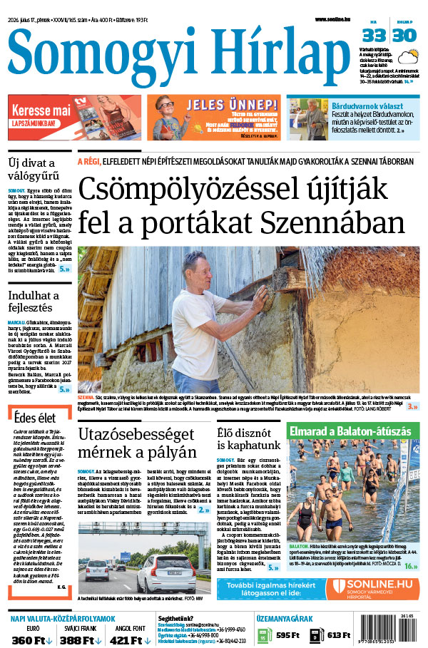 Lapszám: 2026. 07. 17.