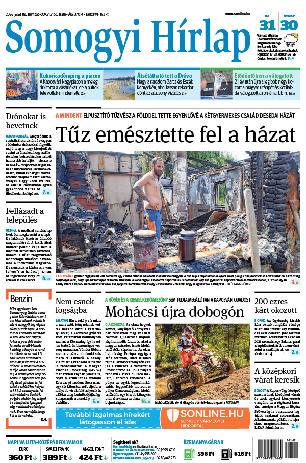 Lapszám: 2026. 07. 18.