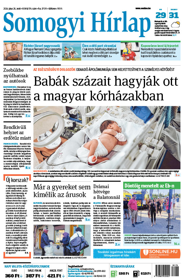 Lapszám: 2026. 07. 28.