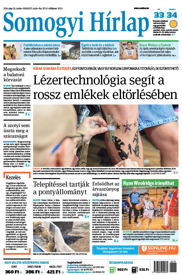 Lapszám: 2026. 07. 29.